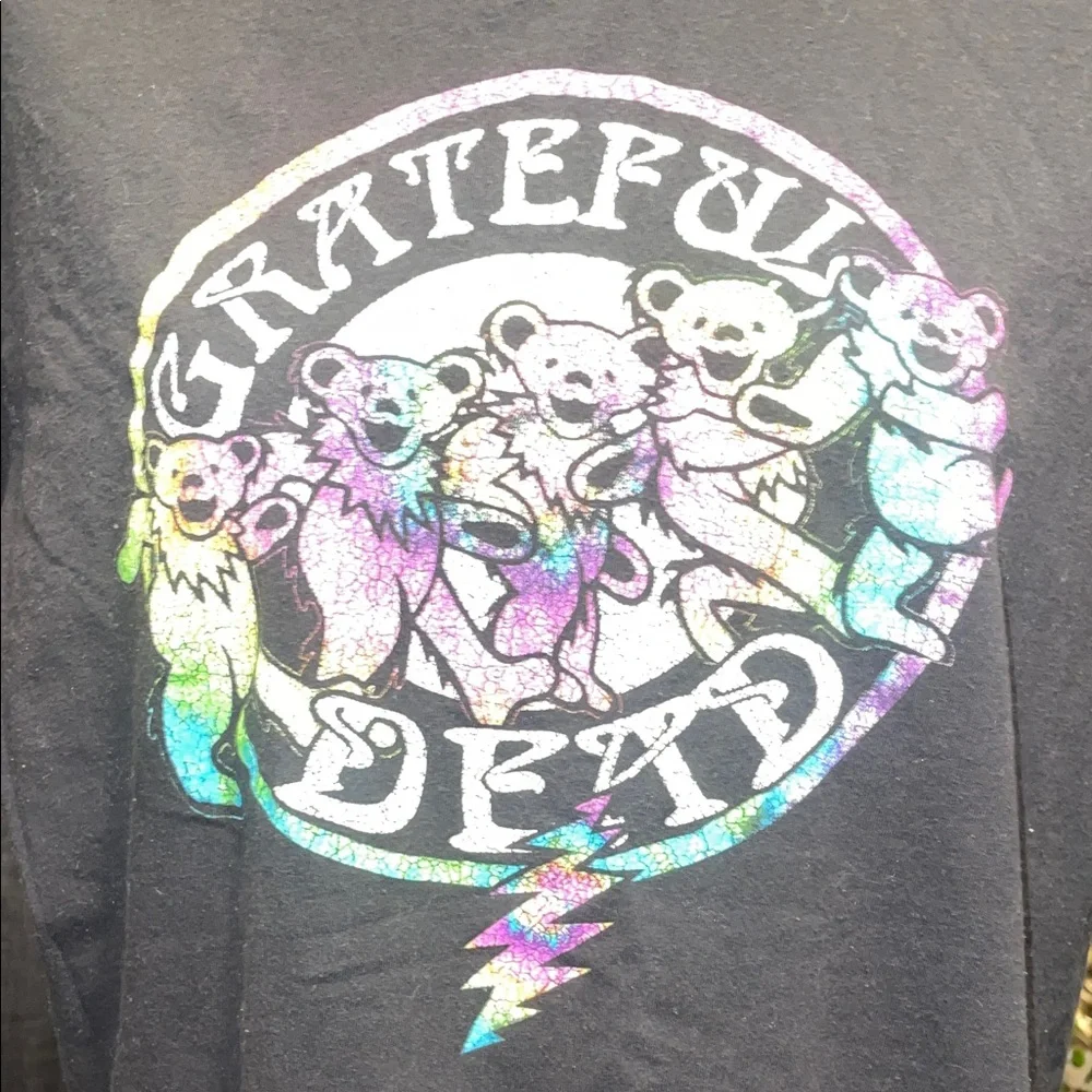 Grateful Dead Black Tee with Colorful Graphic - Picture 2 of 4